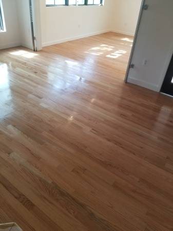 Finished flooring in an empty room ready for furniture